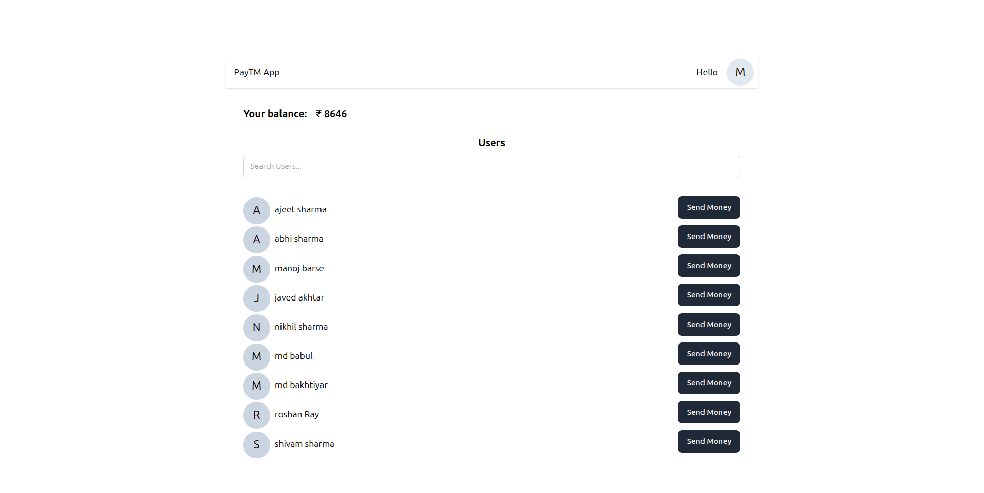 Paytm-Inspired Payment App preview